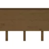 Vidaxl Tête de lit Marron miel 124x6x82,5 cm Bois massif de pin 819163* Tête De Lit