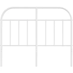 Vidaxl Tête de lit métal blanc 120 cm 353715* Tête De Lit