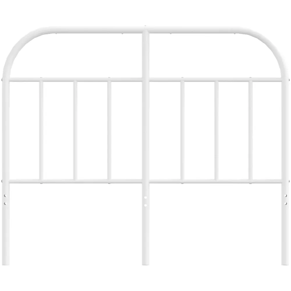 Vidaxl Tête de lit métal blanc 120 cm 353715* Tête De Lit