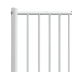 Vidaxl Tête de lit métal blanc 193 cm 350968* Tête De Lit