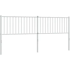 Vidaxl Tête de lit métal blanc 193 cm 350968* Tête De Lit