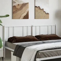 Tête de lit métal blanc 200 cm 352567>Vidaxl Discount
