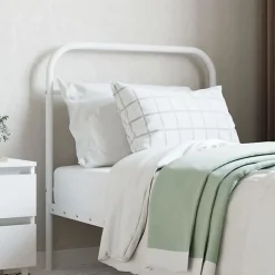 Tête de lit métal blanc 80 cm 352654><noscript><img width=