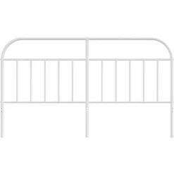 Vidaxl Tête de lit métal blanc 180 cm 353720* Tête De Lit