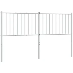 Vidaxl Tête de lit métal blanc 160 cm 350966* Tête De Lit