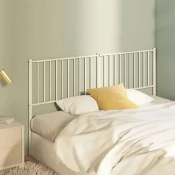 Vidaxl Tête de lit métal blanc 160 cm 350966* Tête De Lit