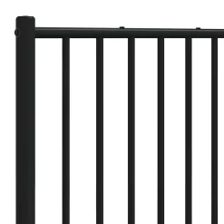 Vidaxl Tête de lit métal noir 160 cm 350899* Tête De Lit