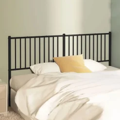 Vidaxl Tête de lit métal noir 160 cm 350899* Tête De Lit