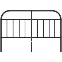Vidaxl Tête de lit métal noir 140 cm 353668* Tête De Lit