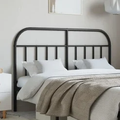 Vidaxl Tête de lit métal noir 140 cm 353668* Tête De Lit