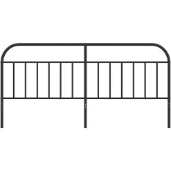 Tête de lit métal noir 200 cm 353673><noscript><img width=