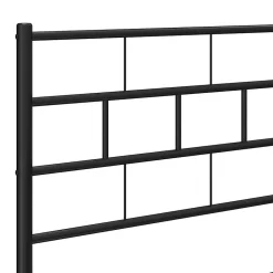 Vidaxl Tête de lit métal noir 193 cm 355696* Tête De Lit