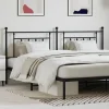 Tête de lit métal noir 200 cm 353575>Vidaxl Hot