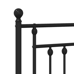 Tête de lit métal noir 200 cm 353575><noscript><img width=