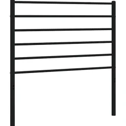 Vidaxl Tête de lit métal noir 100 cm 352348* Tête De Lit