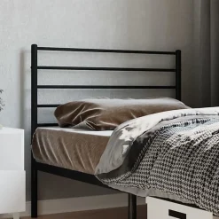Vidaxl Tête de lit métal noir 100 cm 352348* Tête De Lit