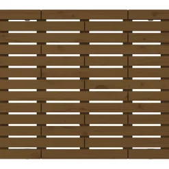 Vidaxl Tête de lit murale Marron miel 96x3x91,5 cm Bois massif de pin 824676* Tête De Lit