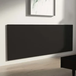 Vidaxl Tête de lit murale Noir 240x1,5x80 cm Bois d'ingénierie 811053* Tête De Lit