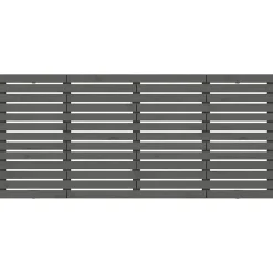 Tête de lit murale Gris 206x3x91,5 cm Bois massif de pin 824670><noscript><img width=