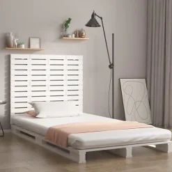 Tête de lit murale Blanc 81x3x91,5 cm Bois massif de pin 824694>Vidaxl Sale