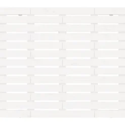 Tête de lit murale Blanc 81x3x91,5 cm Bois massif de pin 824694><noscript><img width=
