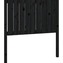 Vidaxl Tête de lit Noir 95,5x4x100 cm Bois massif de pin 818854* Tête De Lit