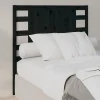Tête de lit Noir 106x4x100 cm Bois massif de pin 818759>Vidaxl Online