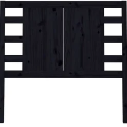 Tête de lit Noir 106x4x100 cm Bois massif de pin 818759><noscript><img width=