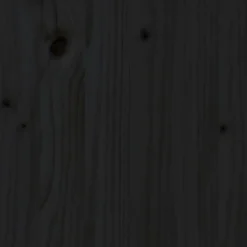 Vidaxl Tête de lit Noir 206x4x100 cm Bois massif de pin 814118* Tête De Lit