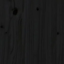 Vidaxl Tête de lit Noir 146x4x100 cm Bois massif de pin 819024* Tête De Lit