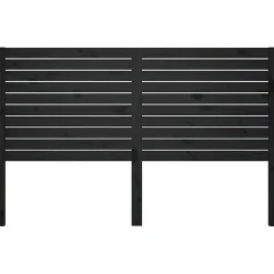 Vidaxl Tête de lit Noir 146x4x100 cm Bois massif de pin 819024* Tête De Lit