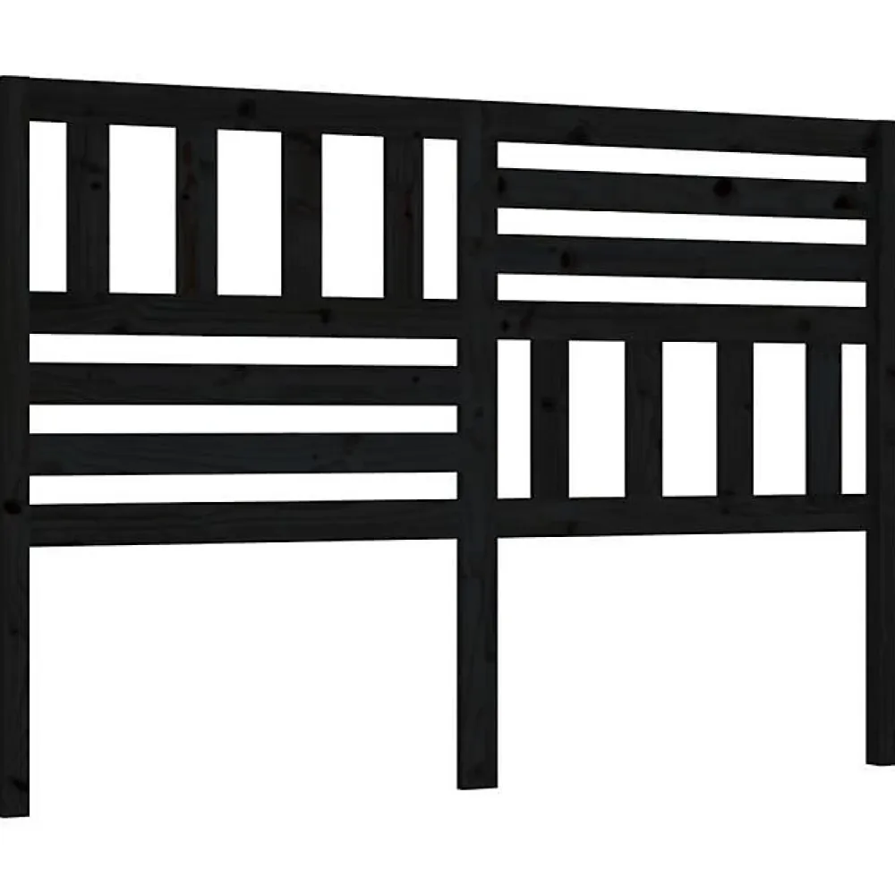 Tête de lit Noir 166x4x100 cm Bois massif de pin>Vidaxl Best
