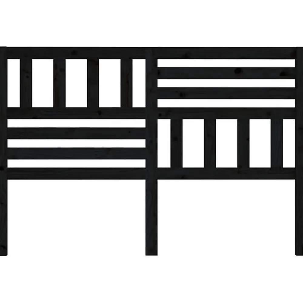 Tête de lit Noir 166x4x100 cm Bois massif de pin>Vidaxl Best