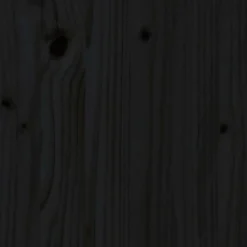 Tête de lit Noir 125,5x4x100 cm Bois massif de pin 817984><noscript><img width=