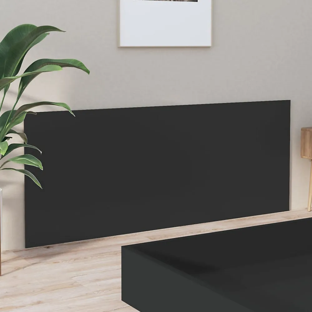 Tête de lit Noir 200x1,5x80 cm Bois d'ingénierie 811044>Vidaxl Clearance