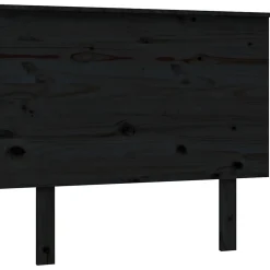 Vidaxl Tête de lit Noir 94x6x82,5 cm Bois massif de pin 819154* Tête De Lit