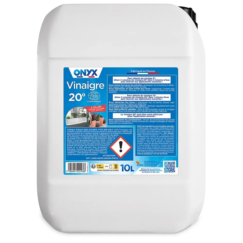 Vinaigre 20° formule concentrée 10L>Onyx Clearance