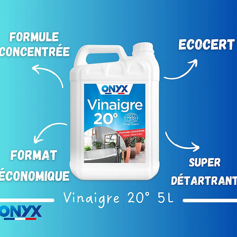 Vinaigre 20° formule concentrée 5L>Onyx