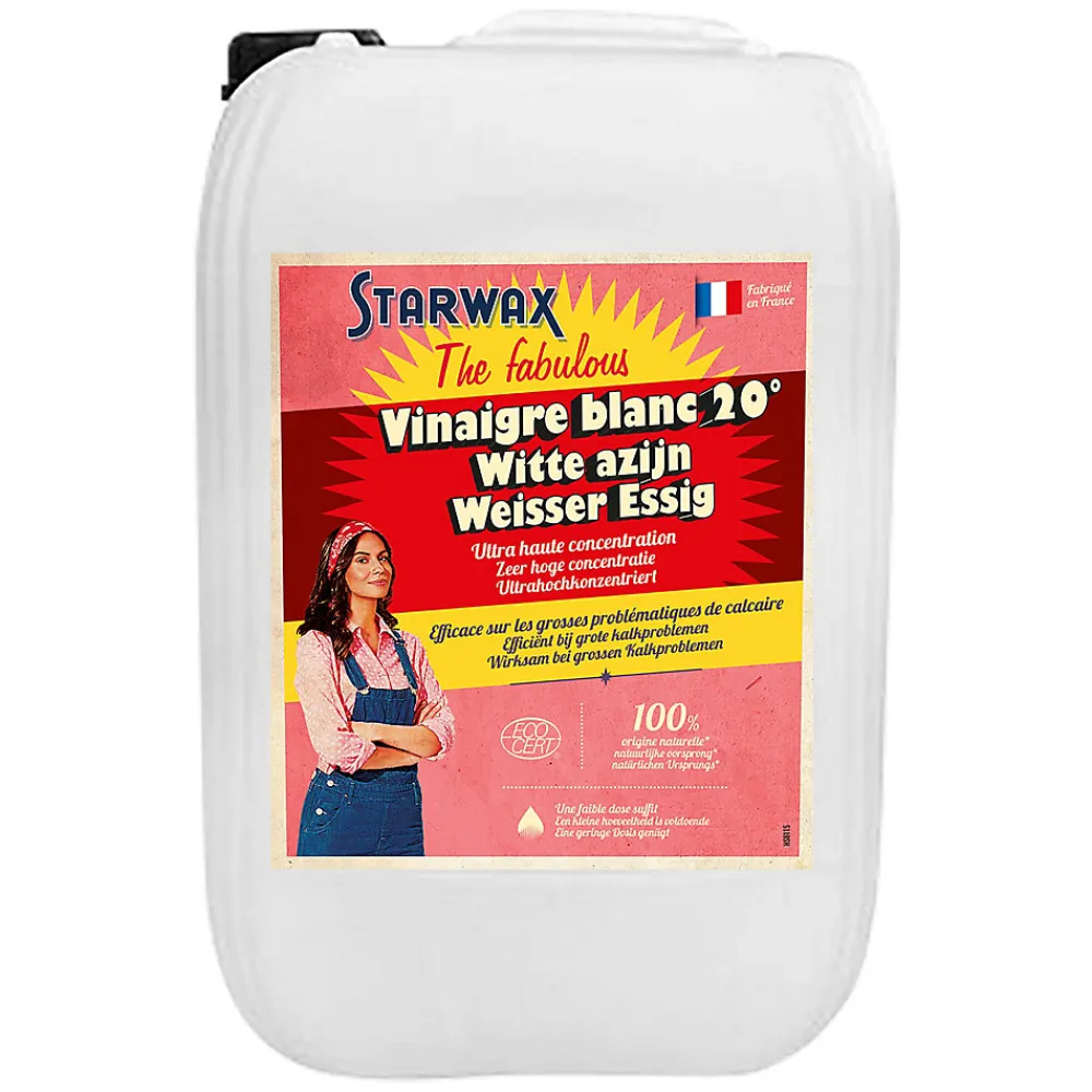 Vinaigre blanc 20° ultra haute concentration Starwax The fabulous 10L>Starwax Fabulous Hot