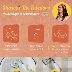 Vinaigre blanc 20° ultra haute concentration Starwax The fabulous 1L><noscript><img width=