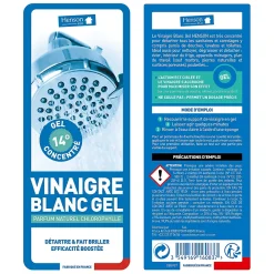 Gerlon Vinaigre blanc en gel concentré 14° 750 ml parfum chlorophylle* Vinaigre Ménager