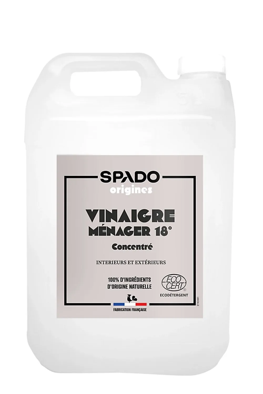 Gloss Vinaigre blanc ultra concentré 18° Spado Origines* Vinaigre Ménager