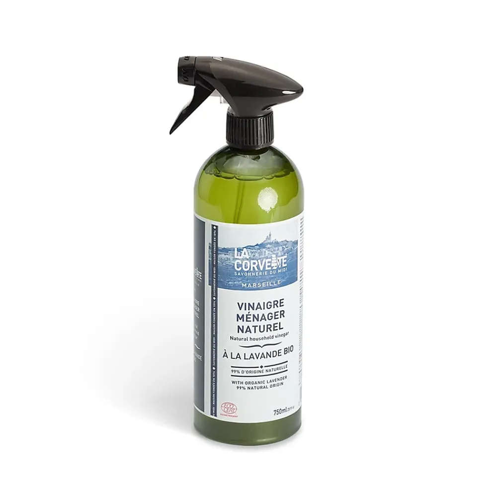 Vinaigre ménager ECOCERT parfumé à la lavande bio La Corvette 750ml* Vinaigre Ménager