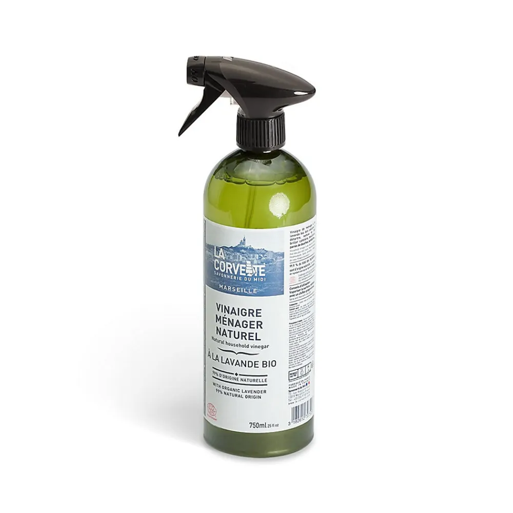 Vinaigre ménager ECOCERT parfumé à la lavande bio La Corvette 750ml* Vinaigre Ménager