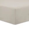 - Drap housse Beige - 140x190cm - 100% coton>Vision Online