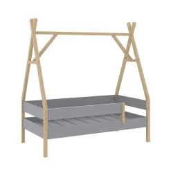 Vitalispa® Vitalispa Lit denfant Gris 80x160 cm*Enfant Lit Enfant