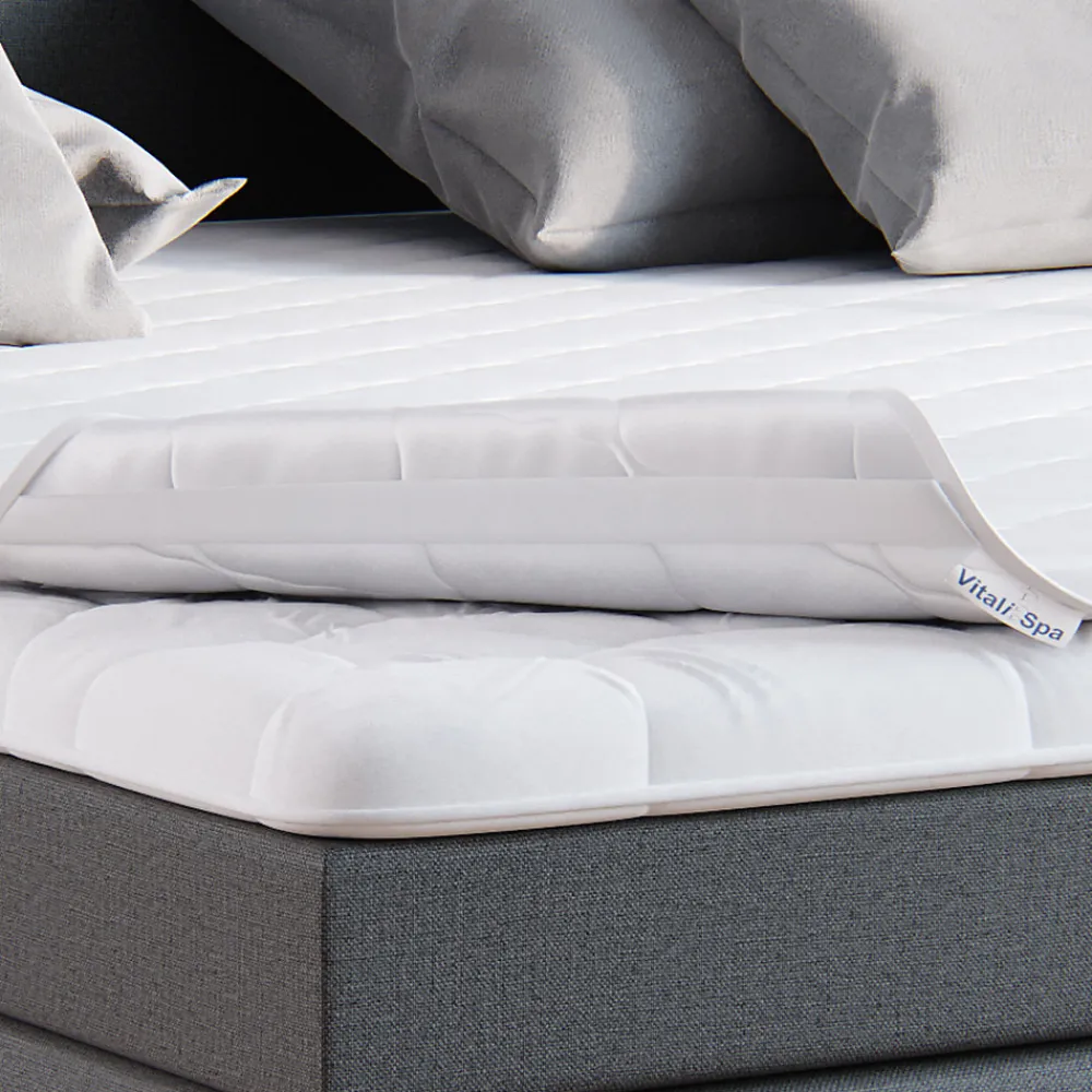 Vitalispa Protège-matelas Blanc 160x200cm Surpiqûre>Vitalispa®