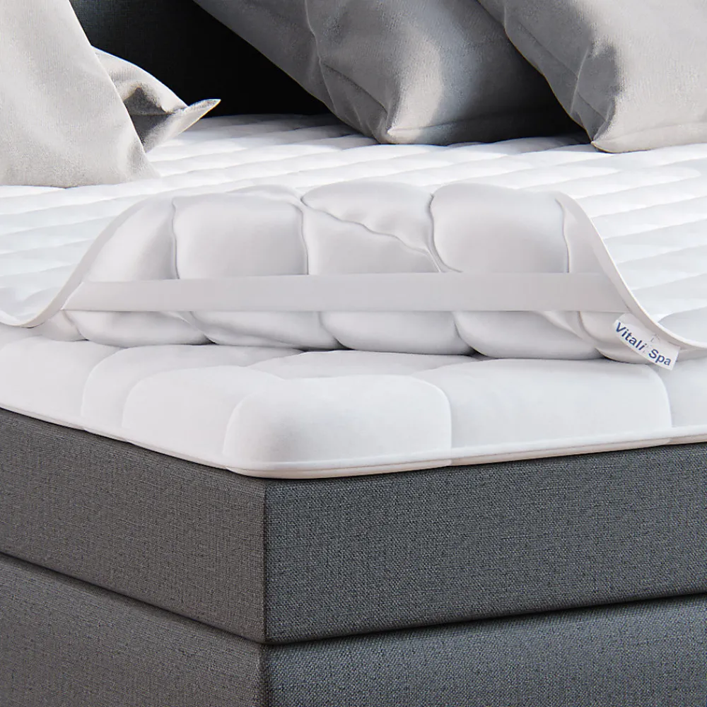 Vitalispa Protège-matelas Blanc 90x200cm lavable jusquà 60C adapté au sèche-linge>Vitalispa® Sale