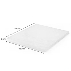 Vitalispa Protège-matelas Blanc 180x200cm><noscript><img width=