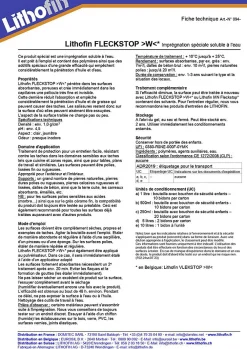 Vlekstop W - Imprégnation spéciale pour la brique, la pierre et le béton - - 1 L>Lithofin Discount